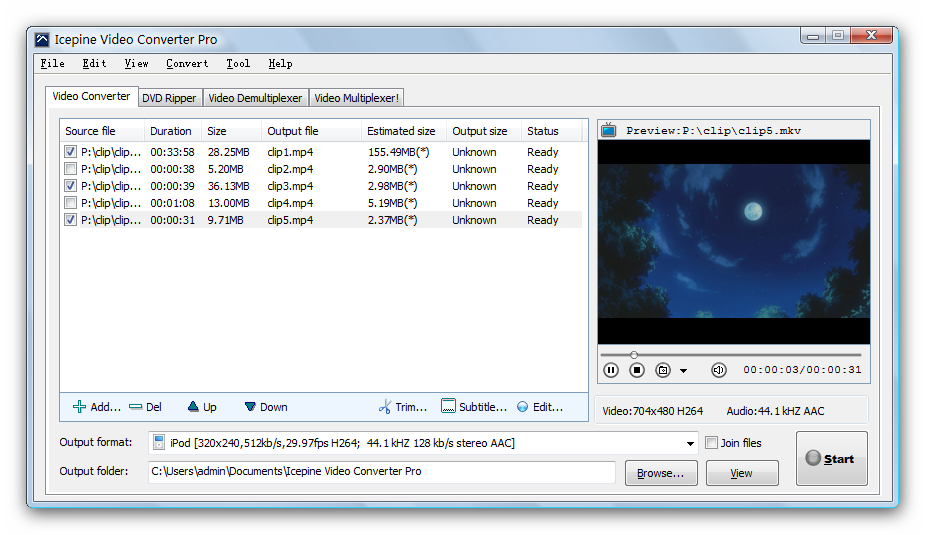 Icepine Video Converter Pro 3.1.0.0 full